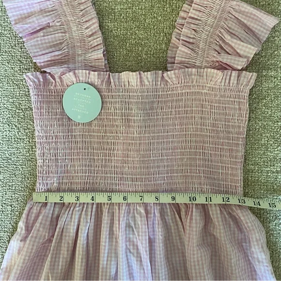 Hill House Ellie Nap Dress Pink Gingham NWT XXL - Picture 11 of 16
